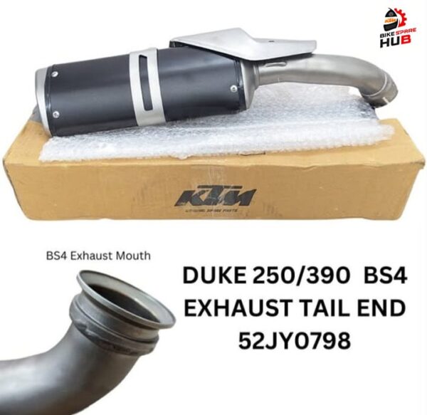 KTM DUKE 250/390 BS4 EXHAUST TAIL END 52JY0798