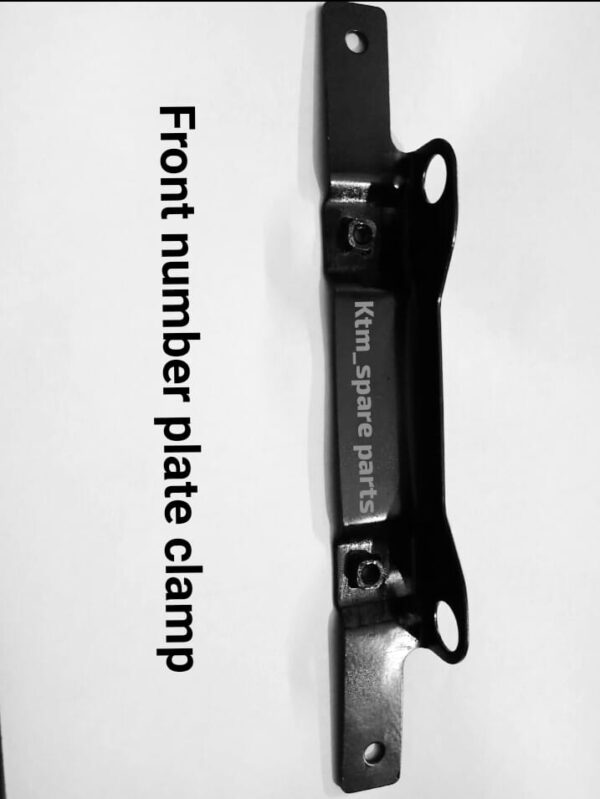 Front number plate holder